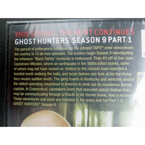 Ghost Hunters Season 9 Part 1 DVD New 4 Discs NTSC 572 minutes SYFY 13 Episodes - Picture 3 of 4